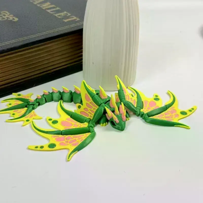 3D Printed Emperor Dragon Durable Desktop Decoration Small Ornament Birthday Gift Animal Figurine