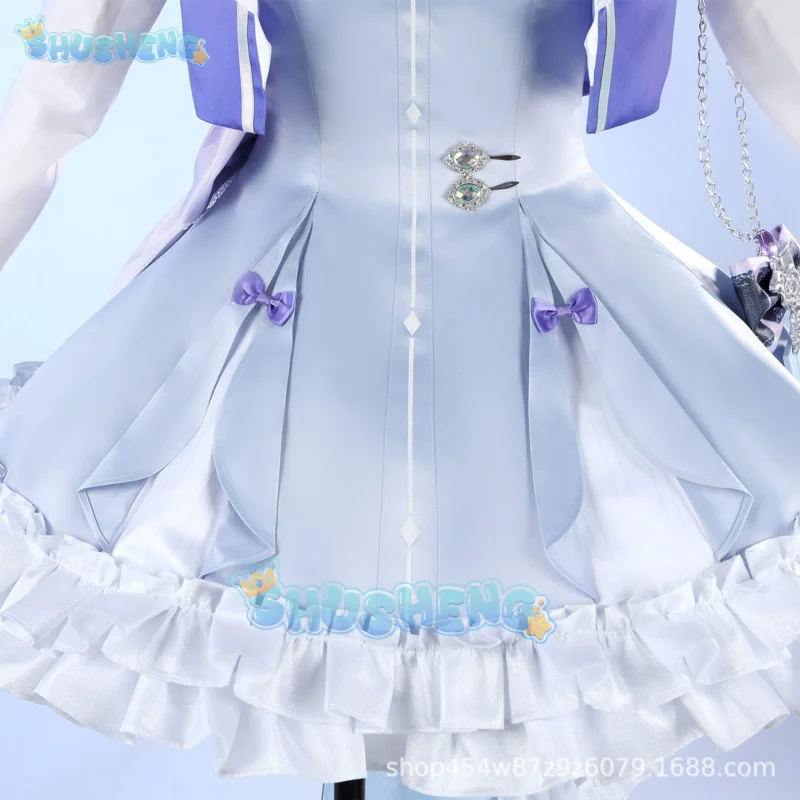 

Новый мир, карнавальный костюм Pulei, тканевый кукольный костюм Белоснежки с бриллиантами, униформа на Хэллоуин, карнавальная праздничная одежда для женщин