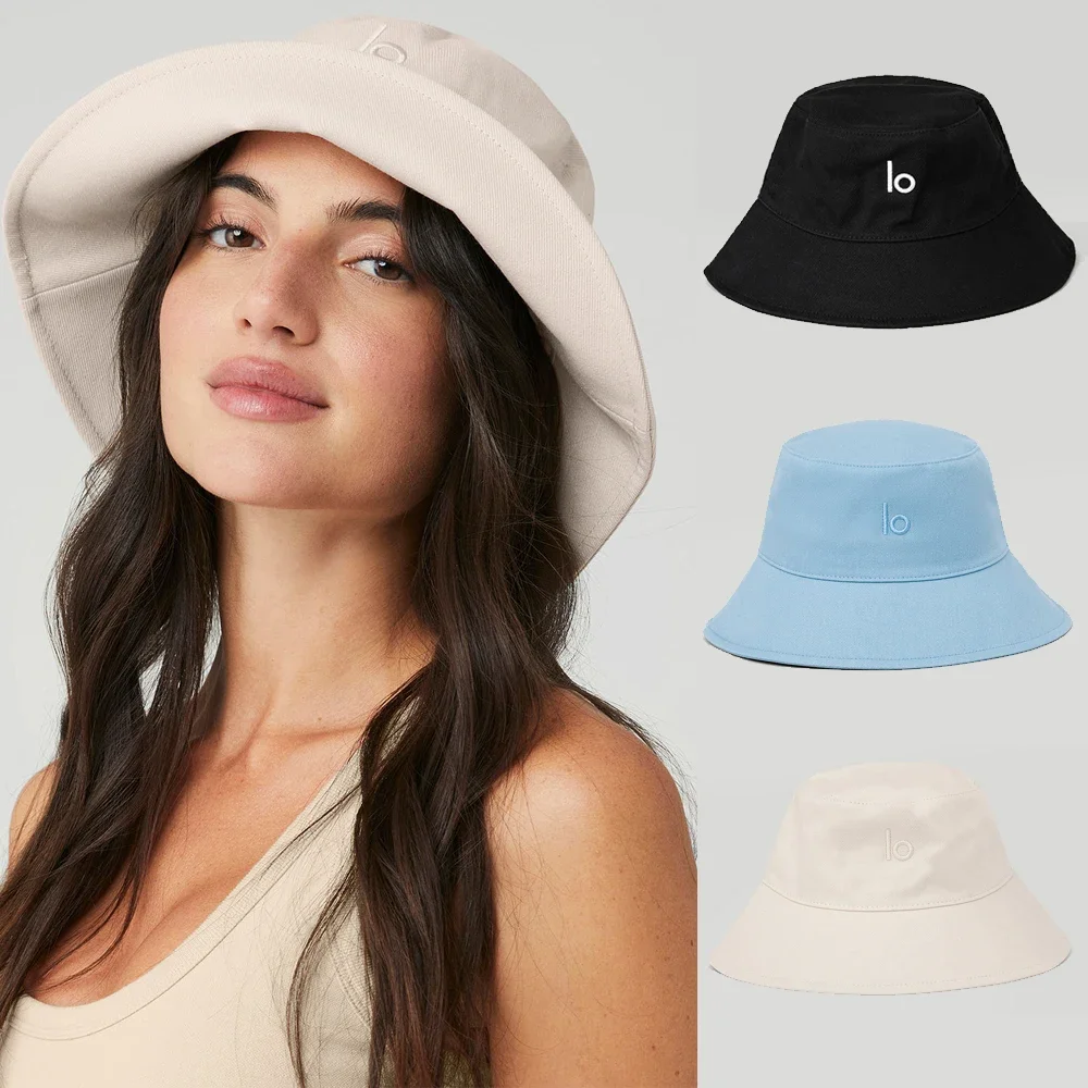 

LO Yoga WEEKENDER BUCKET HAT Unisex Denim Bucket hat UPF 50+ Sunscreen Hat Summer Cap Travel Beach Couple Style outdoors Travel