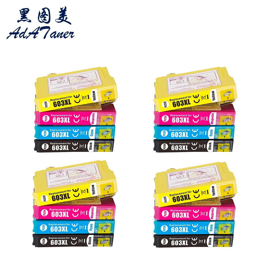 Imagem -01 - Cartucho de Tinta Compatível para Epson 603xl T603 T603xl 603 xl Xp4105 xp 2100 Xp3100 Xp-4100 Wf2810dwf cartucho de tinta compativel para epson 603xl t603 t603xl 603 xl xp4105 xp 2100 xp3100 xp 4100 wf2810dwf 01
