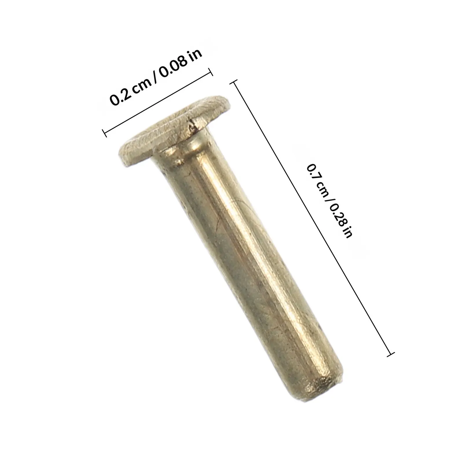 15Pcs Umbrella Rivets for Repair Heavy Duty Metal Double Cap Rivet Kit for 3-Fold Fishing Umbrellas DIY Crafting Home Decor