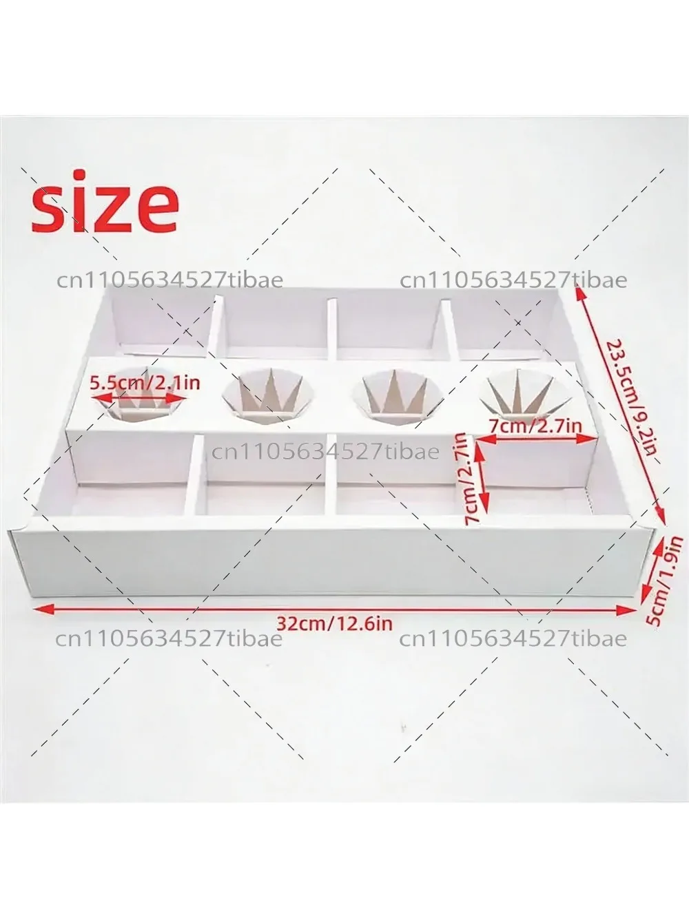 Food Display Box Takeaway Brunch Packaging Grazing Box with Divider Snack Candy White Paper Remove Container Food Box