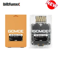 Bitfunx GCMCE FlipperMCE Adaptador de lector de tarjetas de memoria para la tienda ahorra para consola de juegos NGC GameCube Wii (RVL-001)