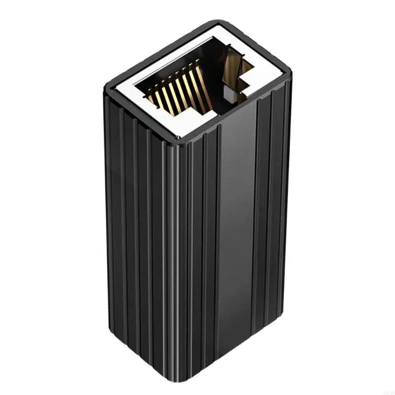 Adaptor Ekstensi Jaringan Y8AD RJ45, Hubungkan dan Perpanjang Konektor Coupler RJ45