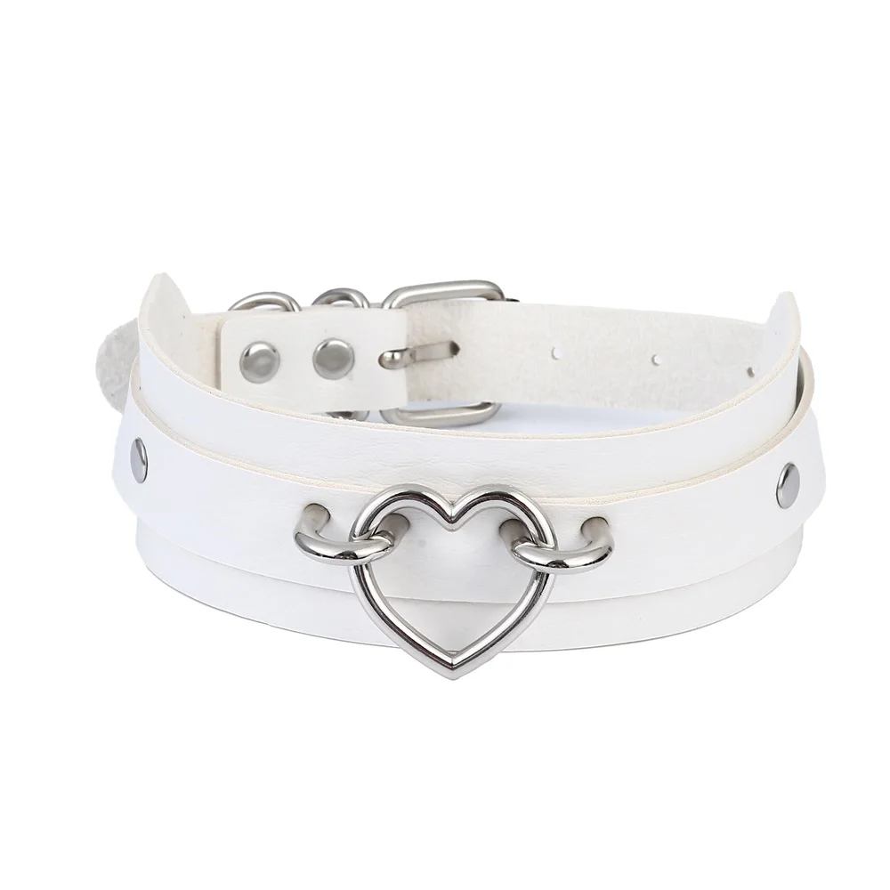Goth Schwarzer Halsband für Frauen Punk Gothic Halsband Halloween Cosplay Schmuck Kostümzubehör