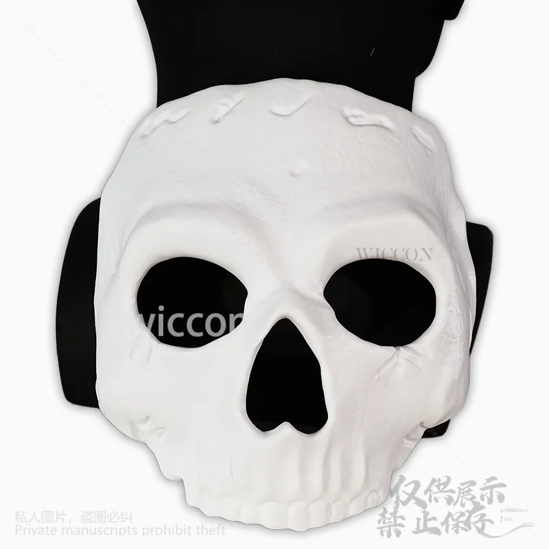 Ghost Mask For Anime Game COOD Cosplay Polylactic Acid Skull Full Mask Horror Party Halloween Gifts For Man Roleplay Customized