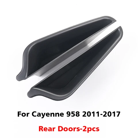 Ящик для хранения дверных ручек-органайзер для Porsche Cayenne 958 PO536 2011-2025, держатель для телефона из АБС-пластика, аксессуары для интерьера