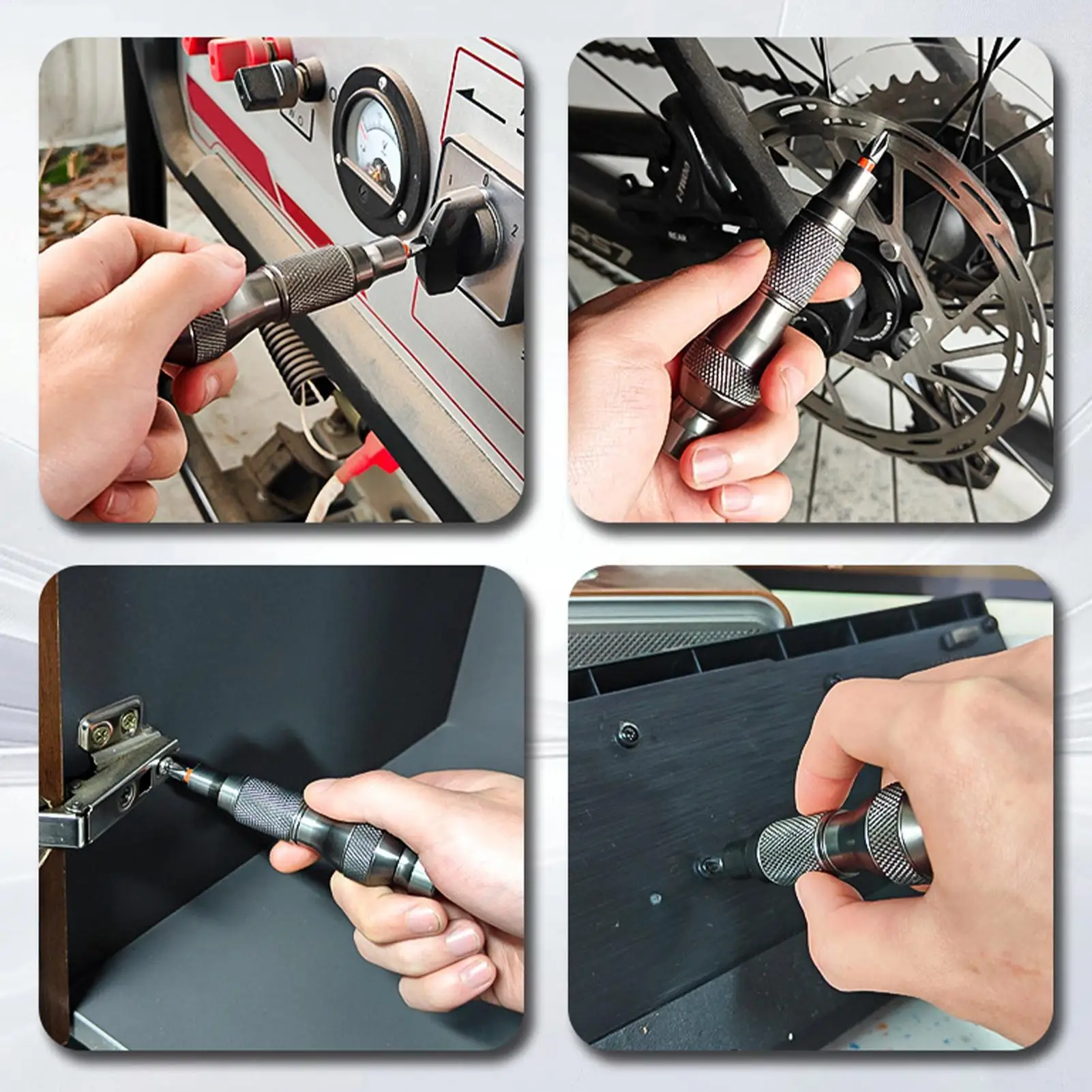 

Mini Ratchet Wrench Set 22 in 1 Multifunctional Right Angle Screwdriver Kit Small Ratcheting Screwdriver Combination Set