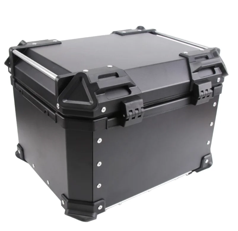 45L/55 L Motorcycle Trunk Luggage Top Case  Aluminum Alloy Box Motorcycle Tail Boxs Accesorios Para Moto Exterior Accessories