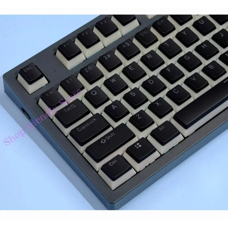 594A لقطة مزدوجة PBT Keycaps 129Keys Backlit Keycaps OEM profile for mx switch #5