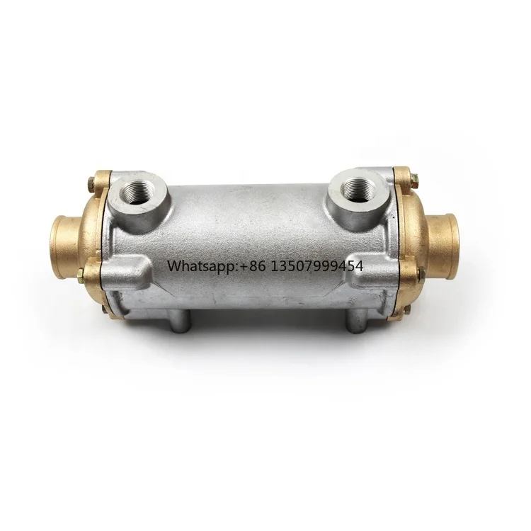 

Hot Selling Competitive Price Tin Brass Core Component MB170 Aluminium Oil Cooler for Marine Engine