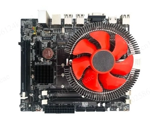 LGA1156 H55M Computer Motherboard, Solid State Capacitor Design, Compatible with i3/i5 CPU for DIY Desktop