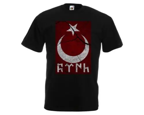 T-Shirt -  GÖKTÜRK -  SHIRT   -  TÜRK  - TÜRK BAYRAGI  - MOTIV !