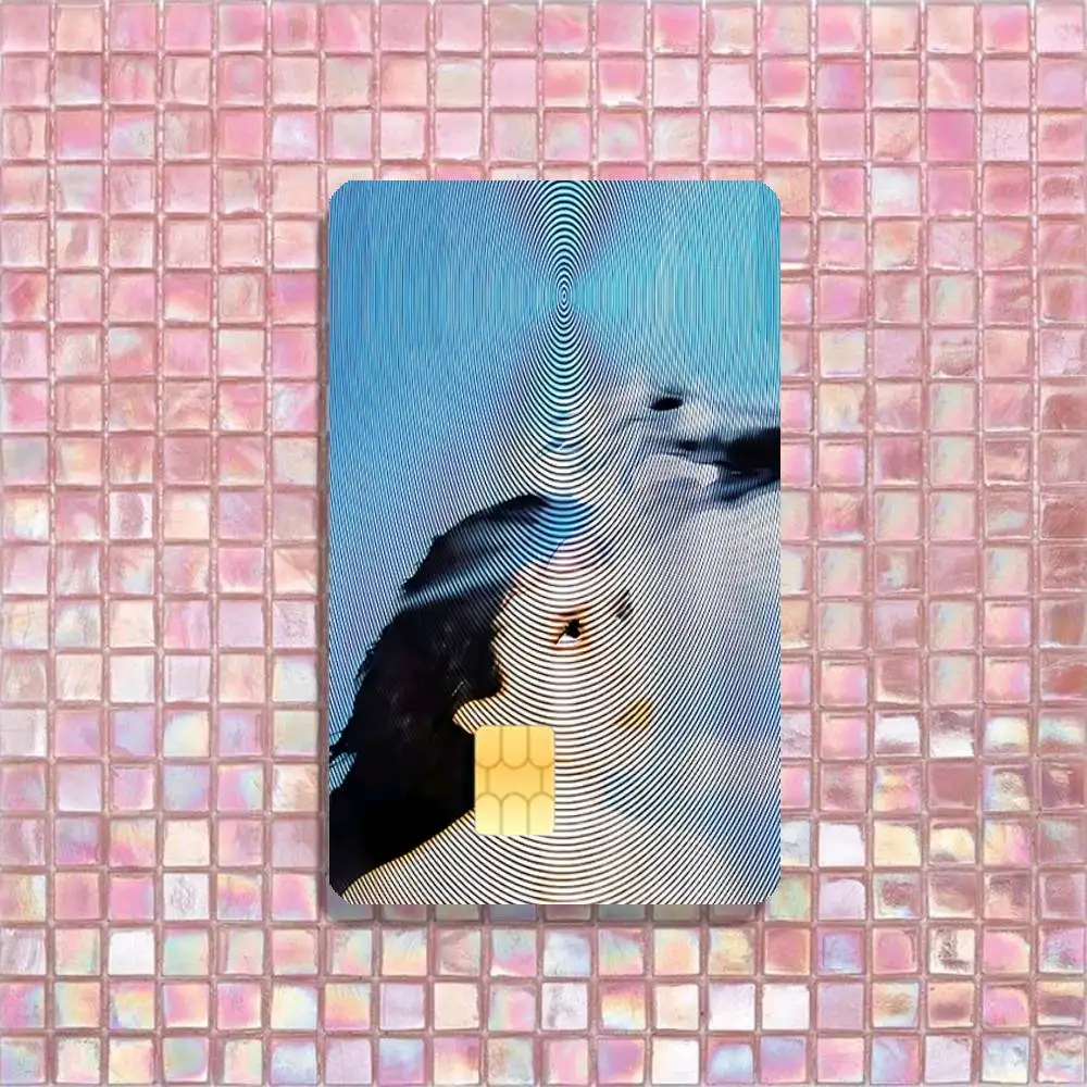 القرص الخيالي M-Magdalena B-Bay ملصقات الائتمان فيزا الخصم البنك بطاقة الشحن حافلة مترو ملصق مضاد للمياه ملصق الديكور