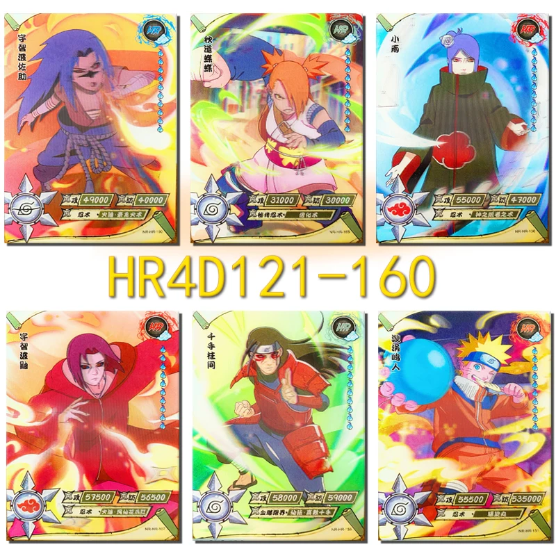 

KAYOU NARUTO HR Card Anime Hyuga Hinata Uzumaki Naruto Temari Namikaze Minato New Game Collection Children's Toys Birthday Gifts