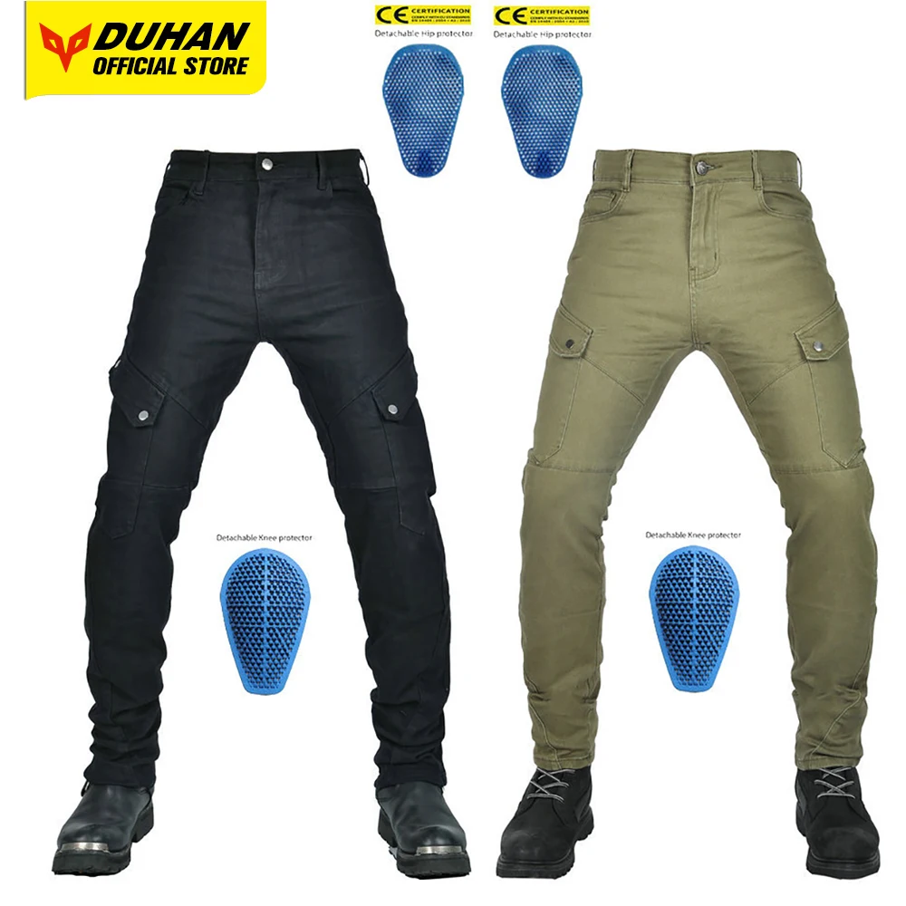 Men Motorcycle Pants Protective Gear Touring Motorbike Trousers Motocross Pants CE Protective Gear Stretch Jeans