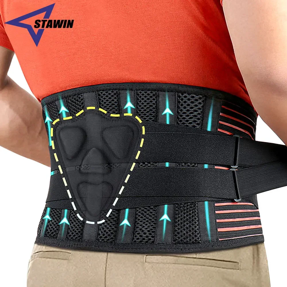 Adjustable Back Brace Lumbar Support, Sciatica Pain Relief, Anterior Pelvic Tilt, Waist Support Back Corset for Weight Lifting