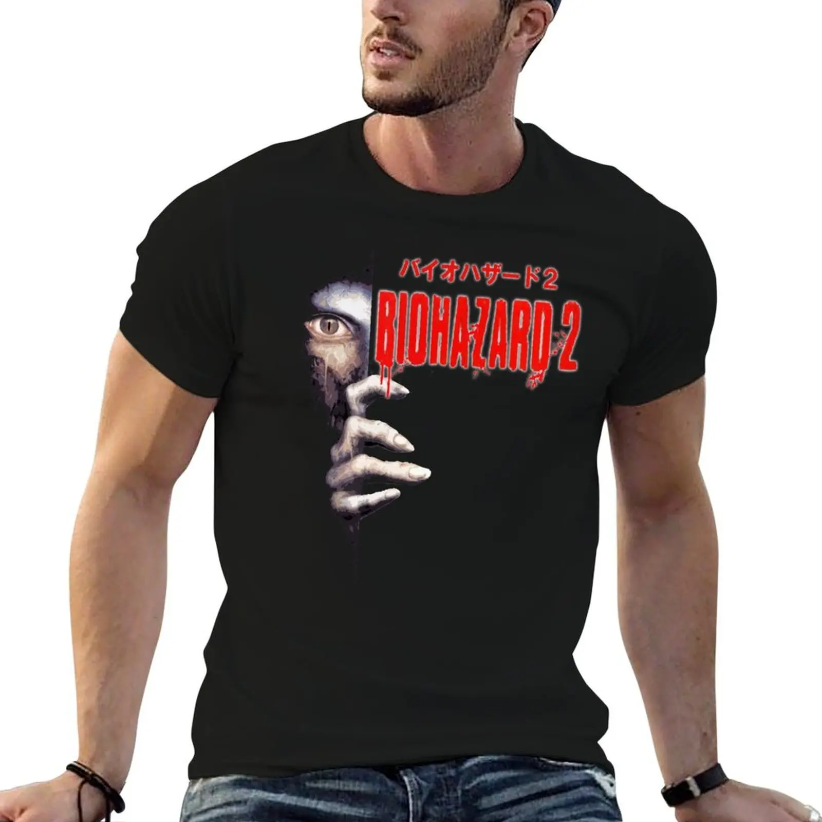 

Biohazard T-Shirt black cotton t-shirt plain for man package man t shirts high quality luxury brand T-Shirt