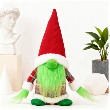 Mdf Corte Láser Independiente 25 Cm Gnomo Nórdico Navidad
