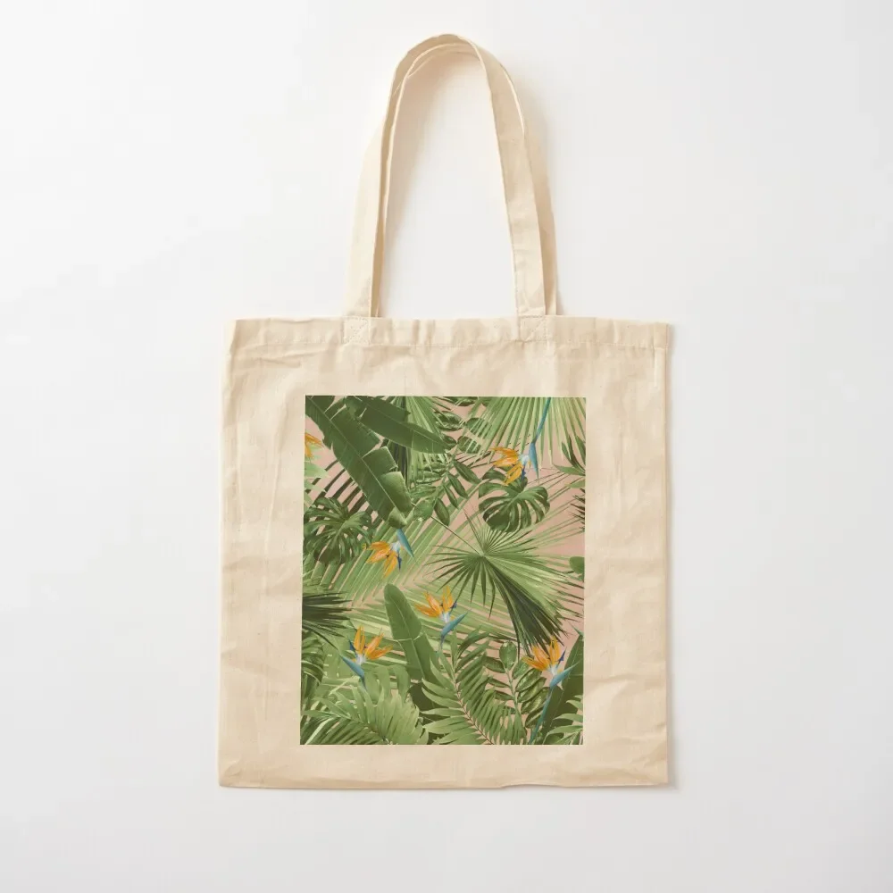 Bird of Paradise Jungle Leaves Dream #2 #tropical #decor #art Tote Bag Women's tote Big men's