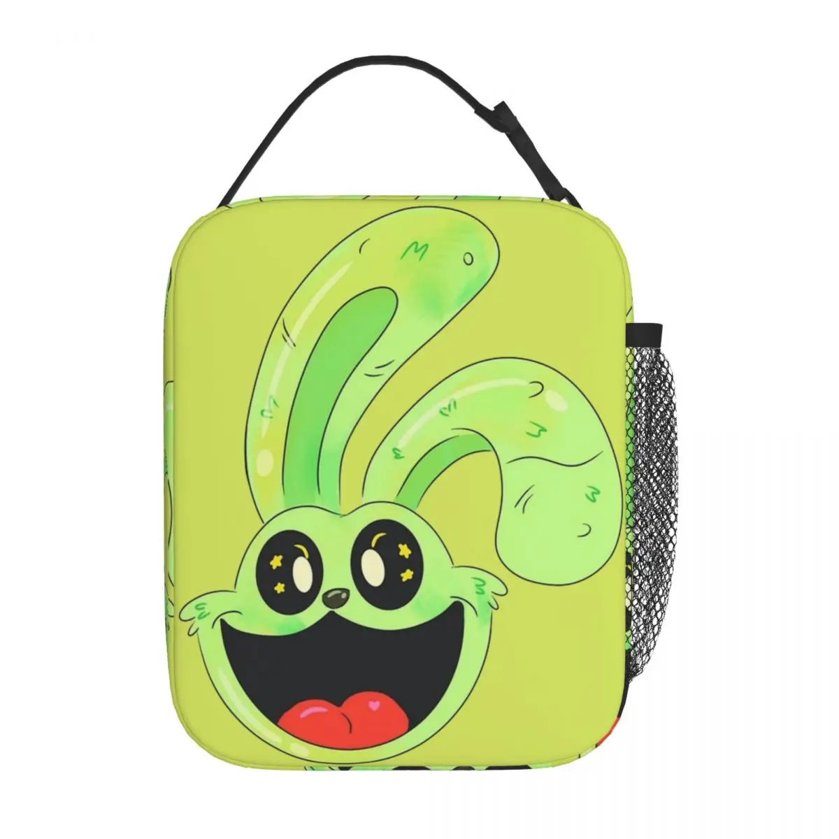 Hoppy Smiling Critters Thermal Insulated Lunch Bags for Office Cute Cat Catnap Portable Bento Box Cooler Thermal Lunch Boxes