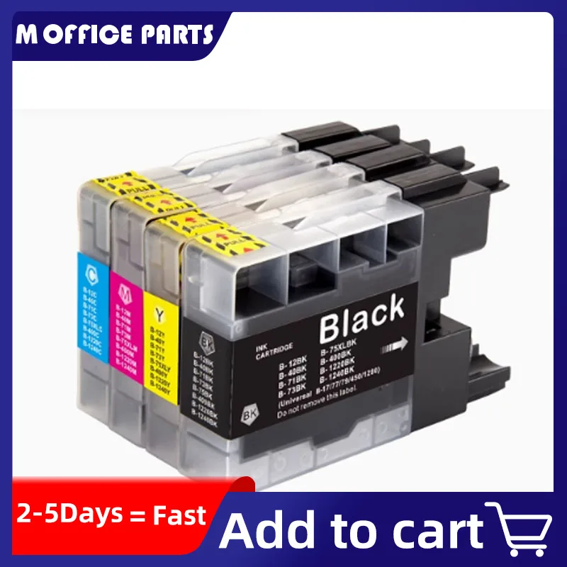 LC1220 LC1240 Ink Cartridge Compatible for Brother MFC-J430W J5910DW MFC-J625DW J6510DW MFC-J6710DW J825DW DCP-J725DW J925DW