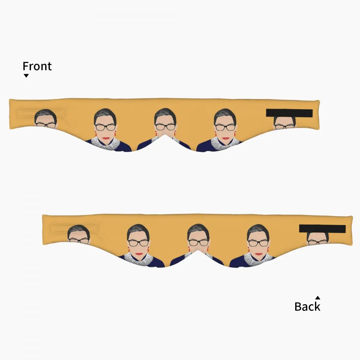 Ruth Bader Ginsburg sleep eye mask Light Blocking Portable Eye Cover for Girls Boys Home Sleeping Party Gift Eyeshade eyepatch view 3