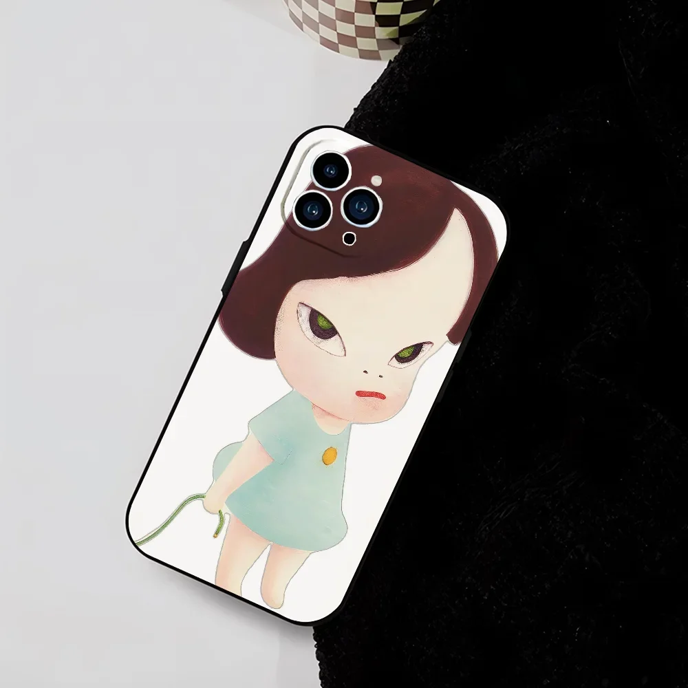 Y-Yoshitomos Nara Phone Case Silicone Soft For IPhone 16 15 14 13 12 11 Plus Pro Max Plus