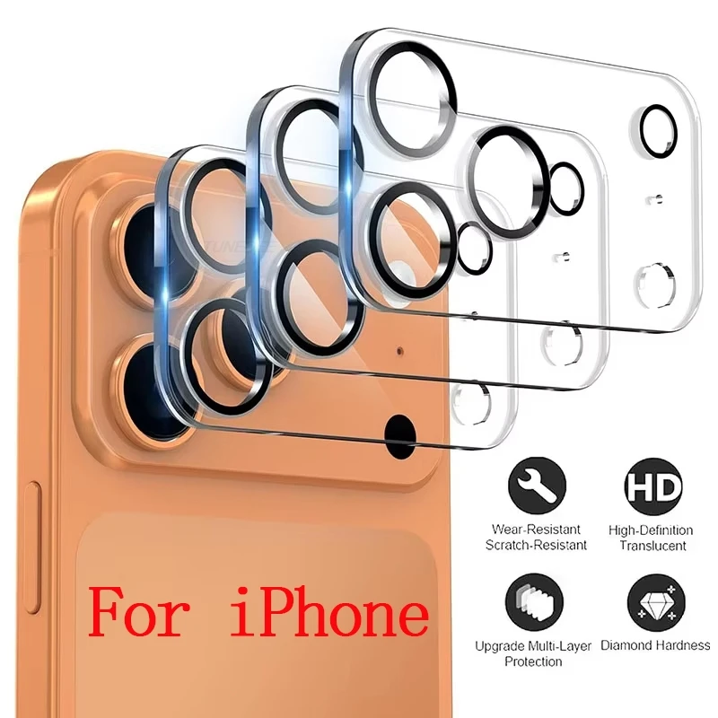 

Camera Lens Protector For iPhone 17 Pro Max 15 14 13 11 12 16 Pro Max Plus 12 13 Mini 17 Air HD Tempered Glass Camera Protector