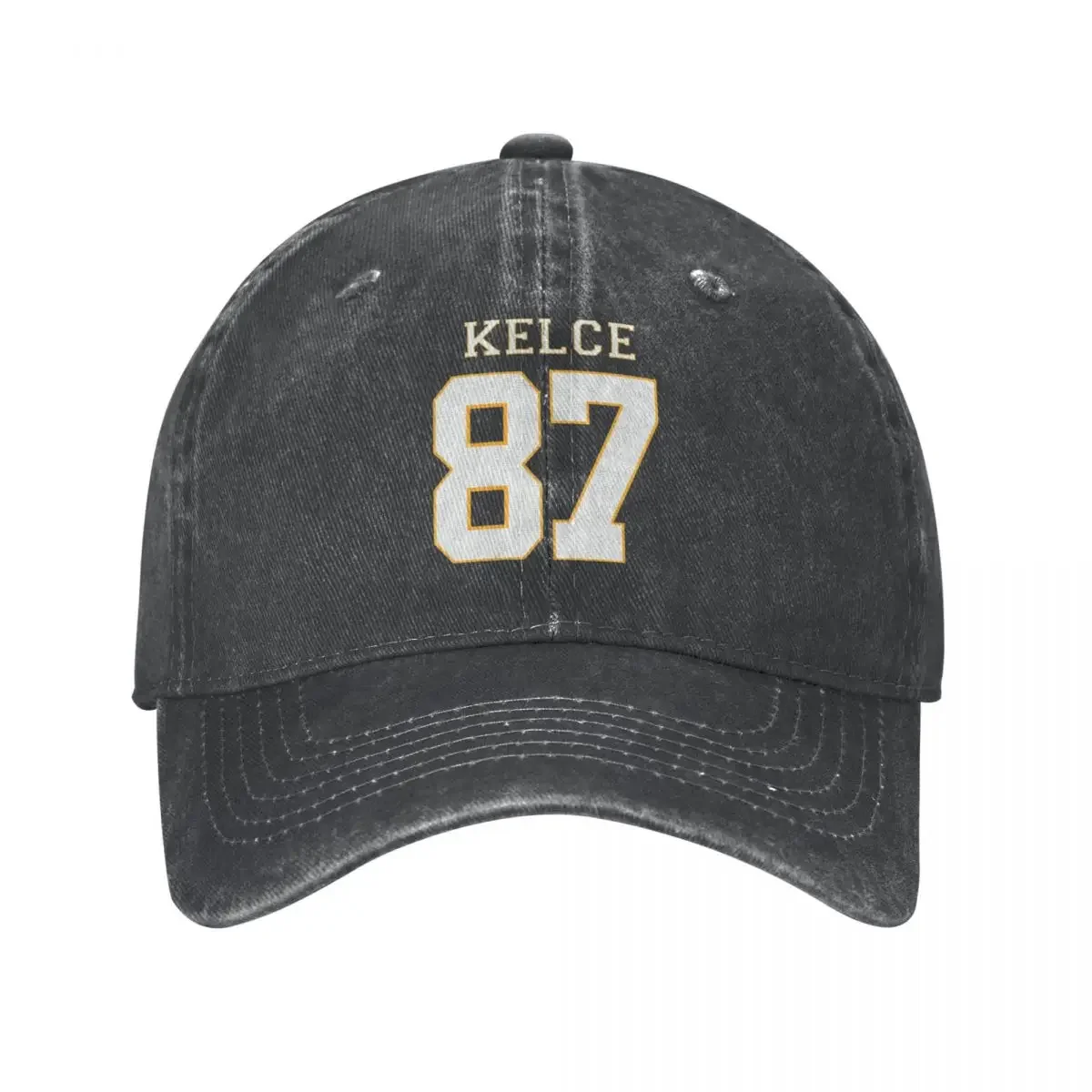 Travis Kelce 87 Men Women Baseball Caps Football Distressed Hats Cap Fashion Outdoor Summer Snapback Cap