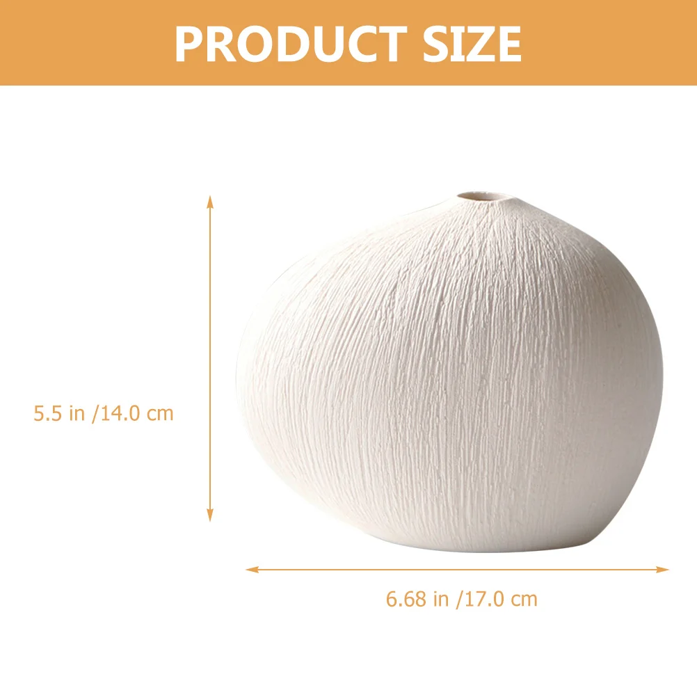 

Ceramic Vase Irregular Modern Flower Arrangement Art Home Decor Desktop Centerpiece for Living Room Office Tabletop Decoration