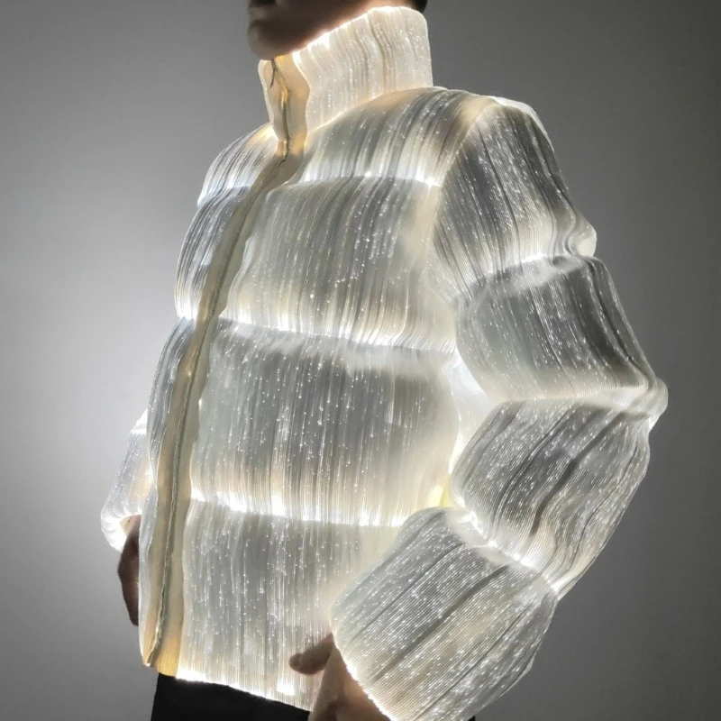 Super Flexible LED Fiber Optic Fabric - For Down Jackets, Princess Dresses & Formal Gowns Fiber Optic Illuminated Fabric