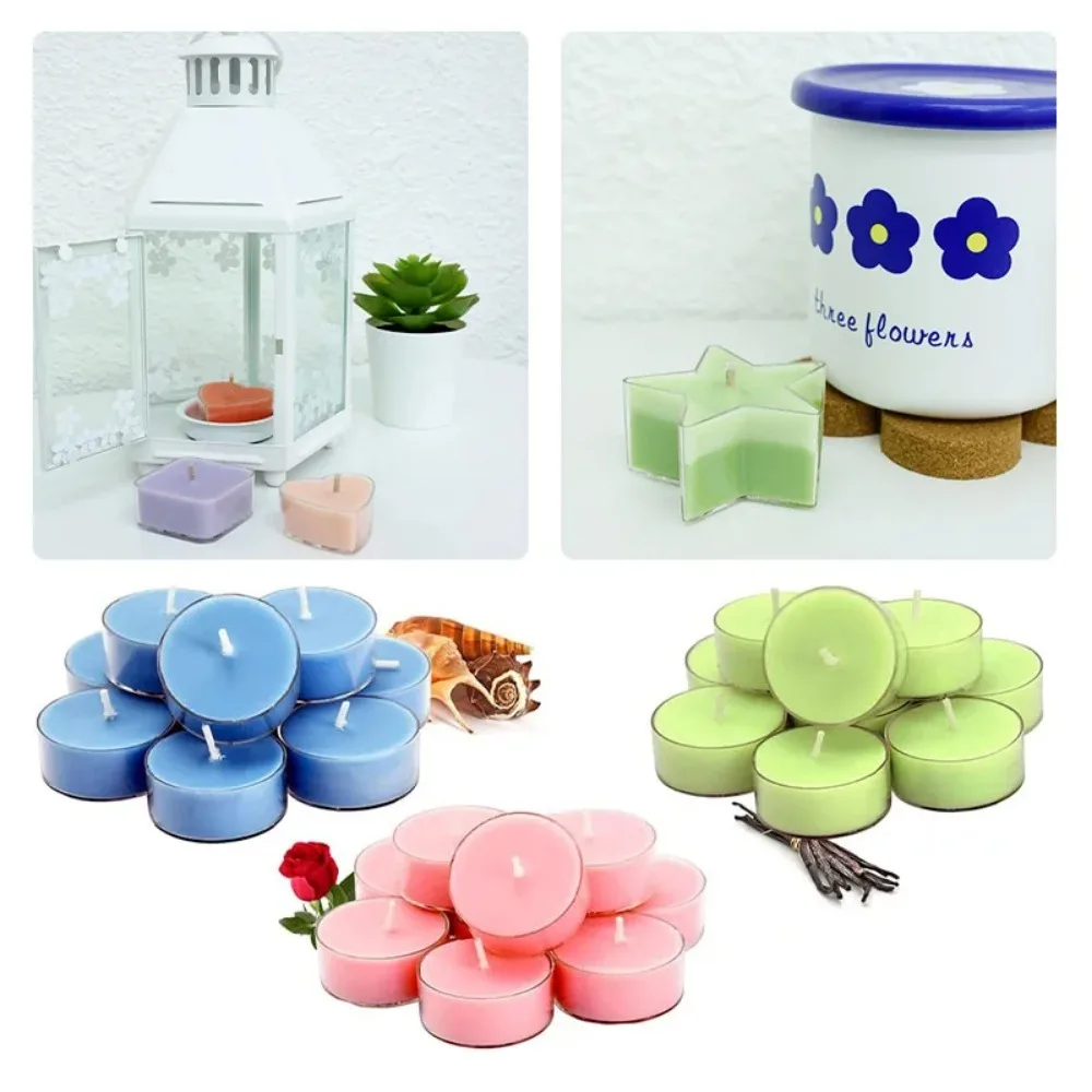 فتيل شمع للتخييم ، قالب شمع صغير ، برطمان شمع خفيف ، علبة فارغة ، كوب بلاستيكي شفاف ، برطمان شمع ذاتي الصنع ، فتيل شمع #2