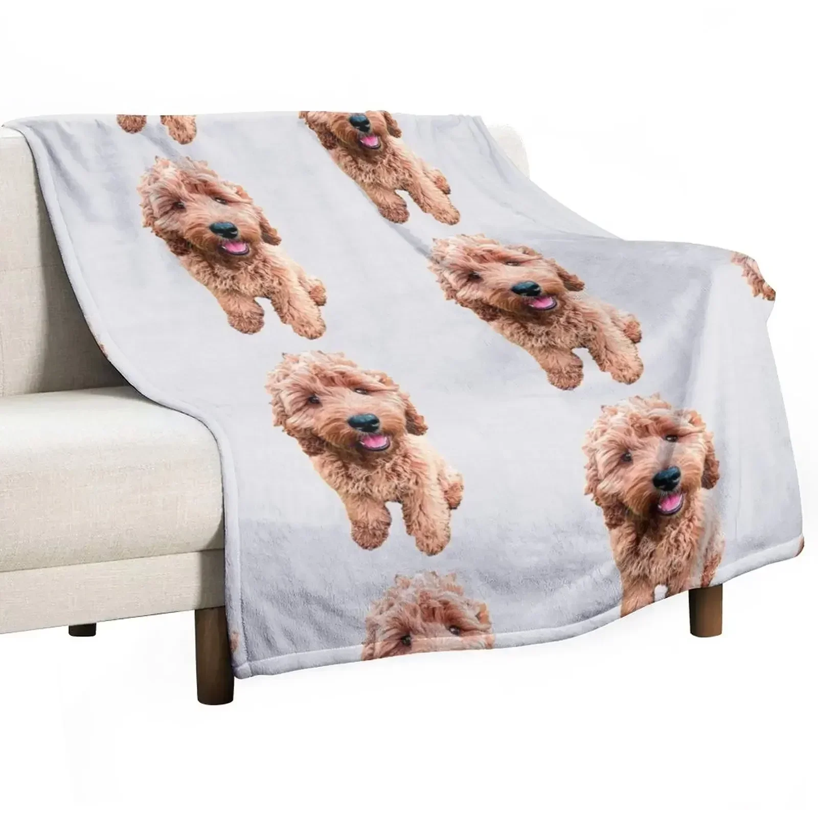 

Cockapoo Cockerpoo Cute Doodle Puppy Dog Throw Blanket for babies Sofa Blankets