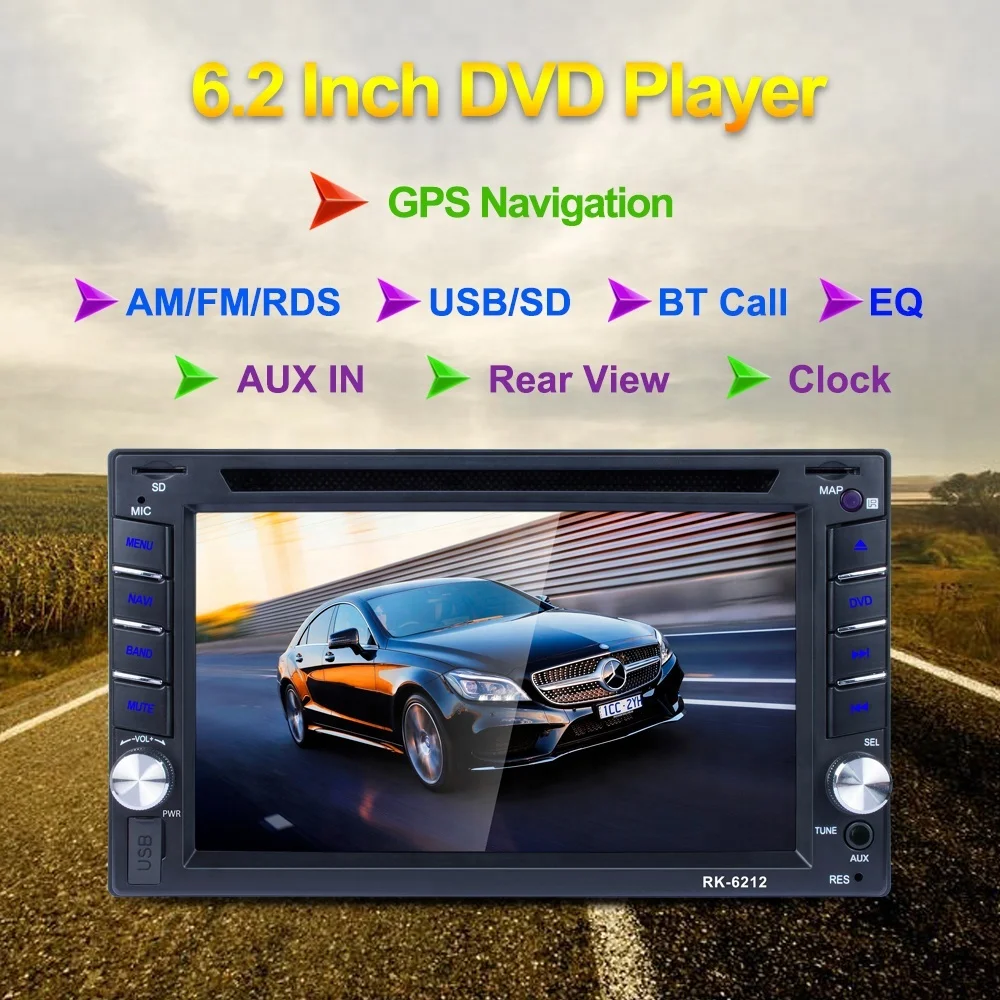 2 din 6.5 inch car stereo universal Car audio with BT usb car mp5 player