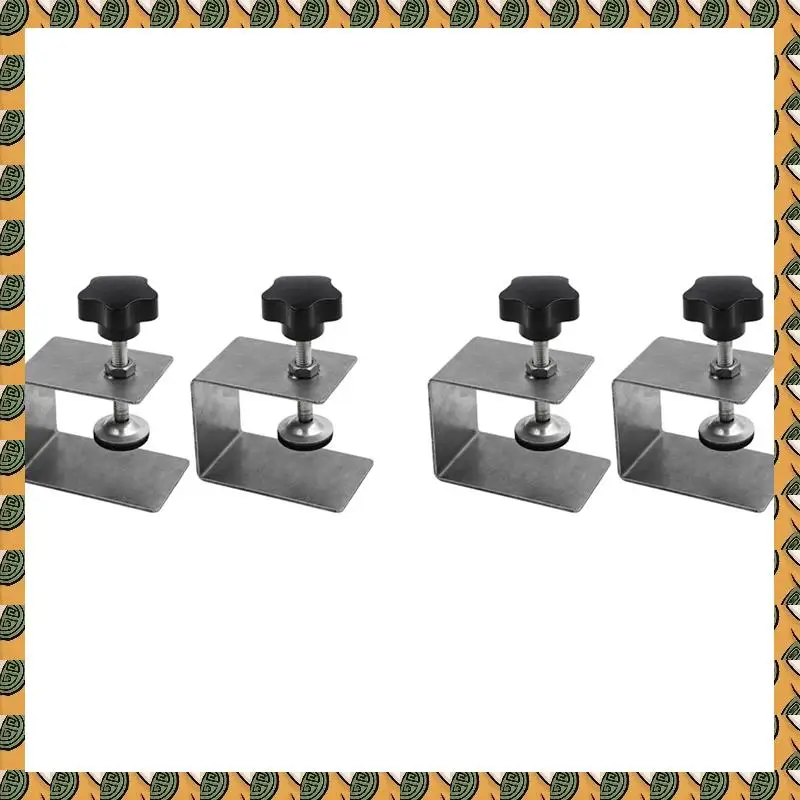 

A77I 4 шт., гладкий деревообрабатывающий выдвижной ящик, передний монтажный зажим, фурнитура, аксессуары для приспособлений, нержавеющая сталь S