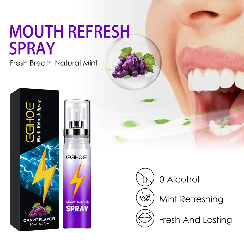 

Пробиотический спрей для полости рта Спрей для свежести рта Чистый и удерживающий аромат Портативный спрей для длительной свежести и здоровья полости рта