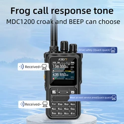 Walkie Talkie Long Range 10W Powerful Professional Transceiver Ham Radio Stations All Band Blue-tooth APP Program KSUT UV110D