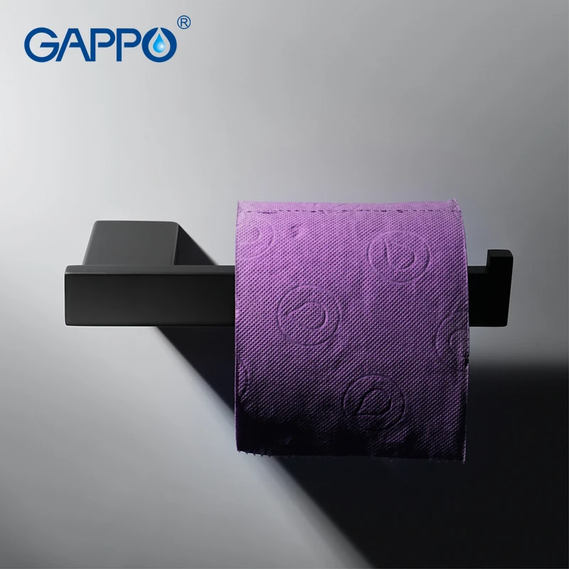 GAPPO Toilet Wall Mount Toilet Paper Holder Bathroom Kitchen Roll Paper Accessory Tissue Towel Accessories Holders