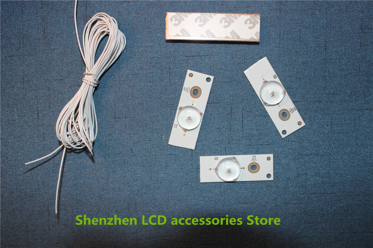 40 أجزاء/وحدة حبة LCD الخلفية لمبة LED مستقيم أسفل الخلفية الخرز استبدال الأصلي كبيرة زر مصباح الخرز 3V