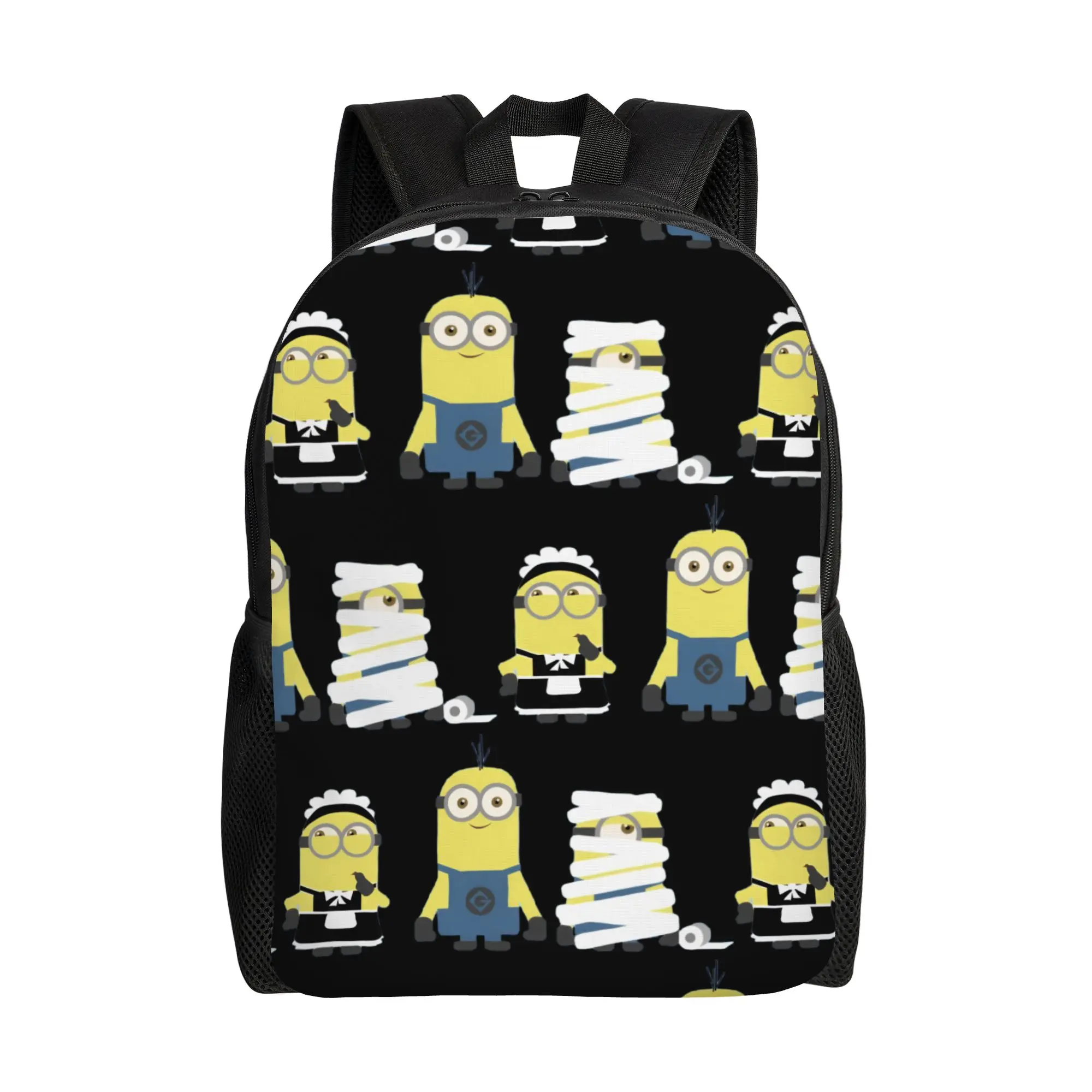 

M-Miniones Laptop Backpack Women Men Basic Bookbag for College School Student Film Bag