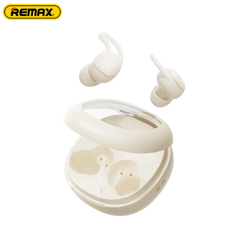 Новые беспроводные наушники REMAX Sleep True с шумоподавлением TWS наушники с микрофоном для музыки и вызова Bluetooth 5,4 мягкий силикон