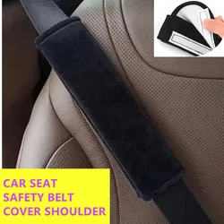 1Pcs Adjustable Plush Pad for Car Seat Safety Belt Cover Shoulder protect For Renault  Koleos Samsung Laguna Magane Accessories