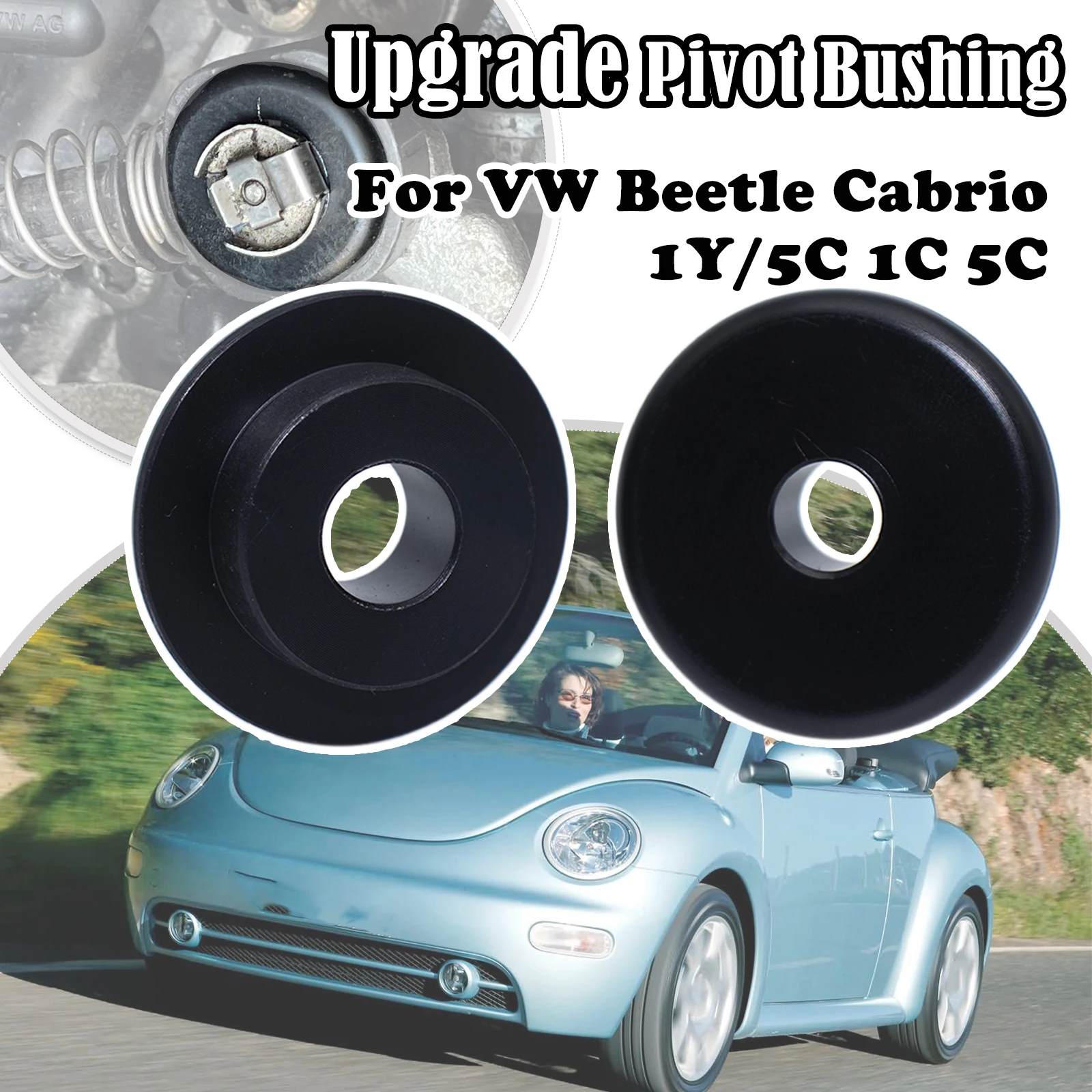 

Upgrade Pivot Bushing For VW Beetle Cabrio 1Y/5C 1C 5C Manual Gear Selector Shift Cable end Linkage Lock Washer Retaining Clip