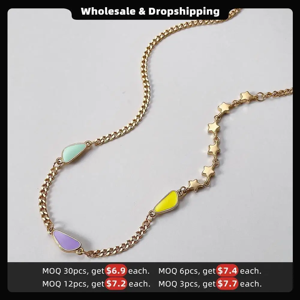 ENFASHION Stainless Steel Necklace Gold Color Neutral Color Decorate Necklaces Fashion Jewelry Collares Para Mujer Gift  P223290