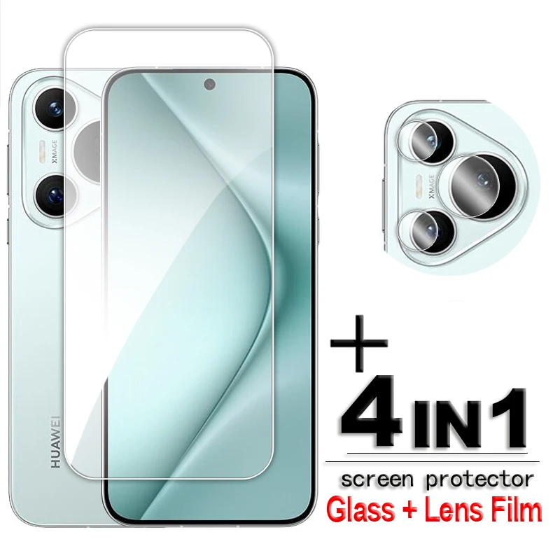 

For Huawei Pura 70 Glass For Huawei Pura 70 Tempered Glass 6.6 inch Transparent HD Screen Protector For Huawei Pura 70 Lens Film