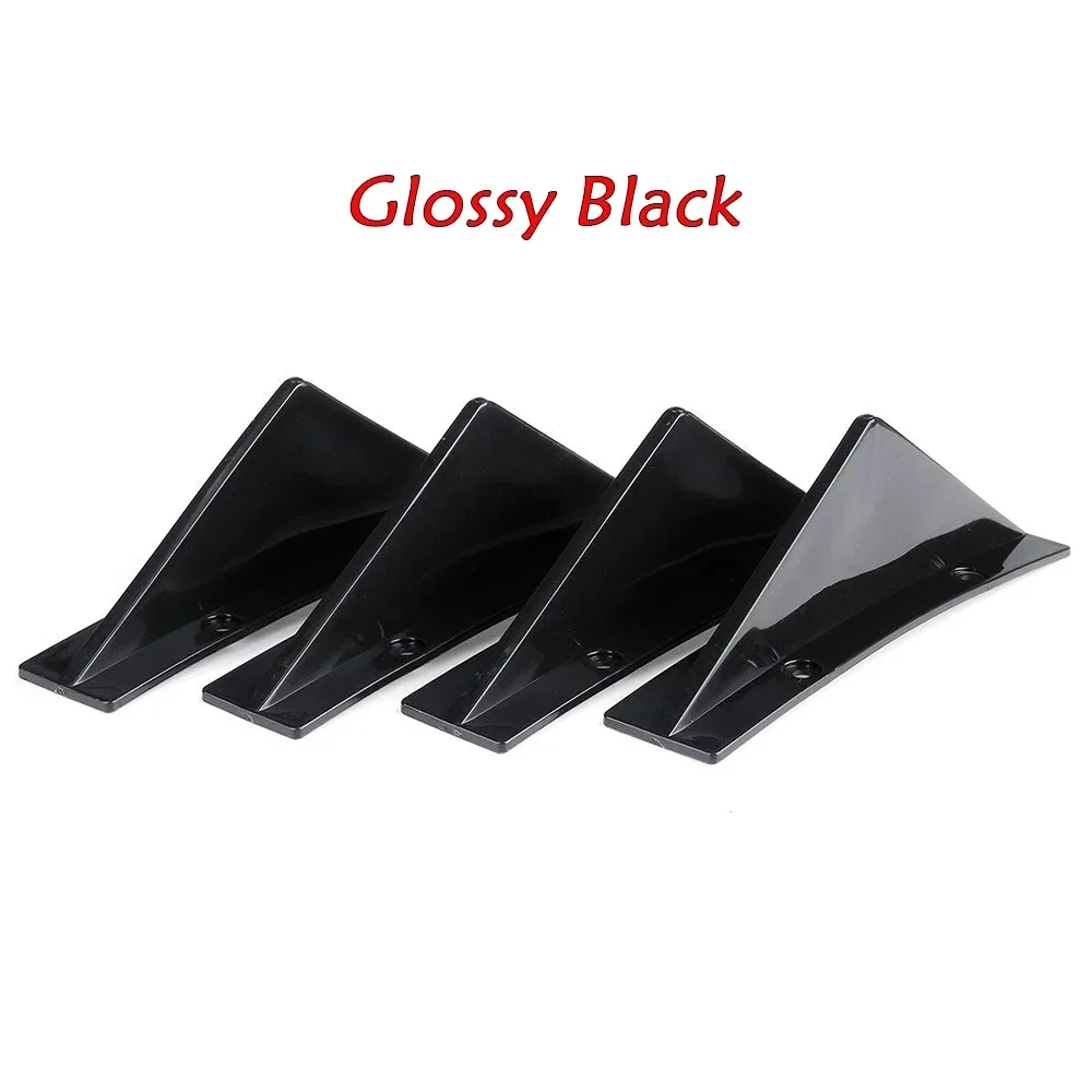 4PCS/SET Rear Bumper Shark Fins Diffuser Spoiler Body Kit Universal For Chevrolet Camaro SS LT ZL1 2016-2018 Car Accessories