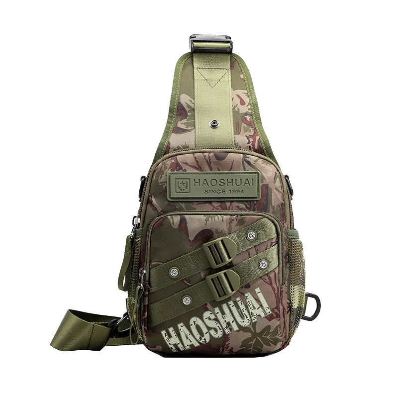 Men Chest Pack New Nylon Waterproof Man Tactical Bag Fashion Cross Body Messenger Male Travel Back-pack iPad Handbags