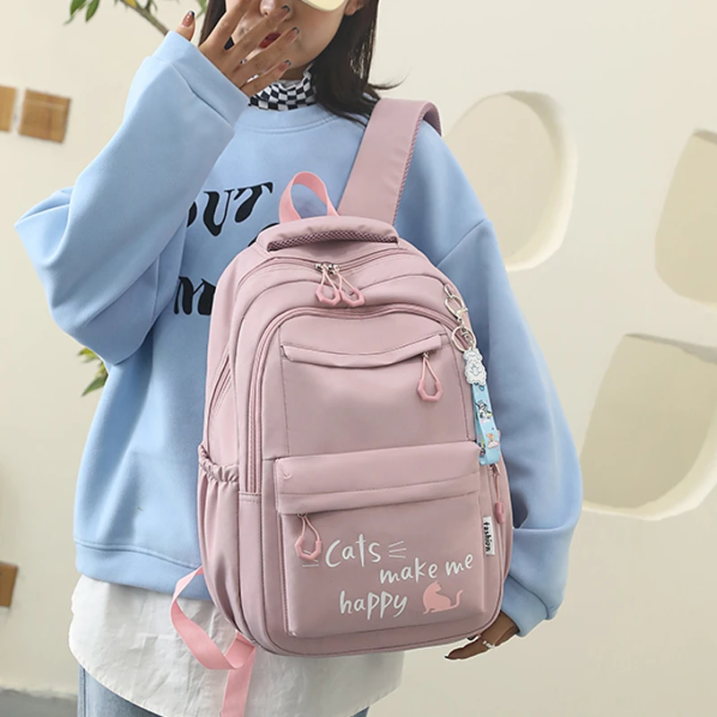 Kids School Bag 2024 New Cute School Backpack for Girls Children Kawaii Bookbag Primary Students Gift Large Capacity Backpack