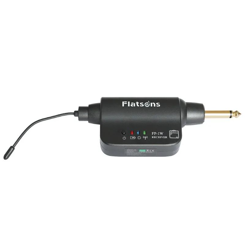 Flatsons FP-01W Wireless Guitar Pickup Magnetic Control Treble Middle Bass Effect with Microphone Acoustic Guitar Pickups Parts